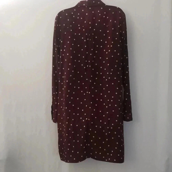 Old Navy | Dress | Burgundy Polkadot | Size L - Picture 5 of 8